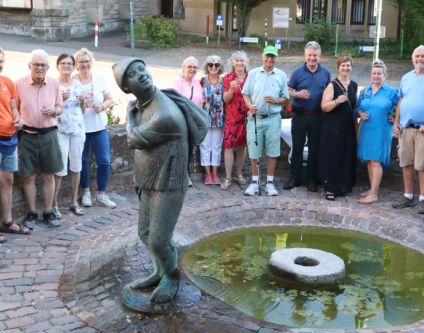 Gruppe des Historischen Vereins am 10.07.2026 bei der Stadtführung in Winnenden